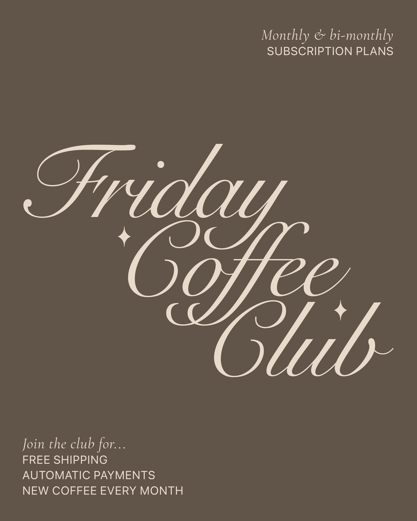 Friday Coffee Club